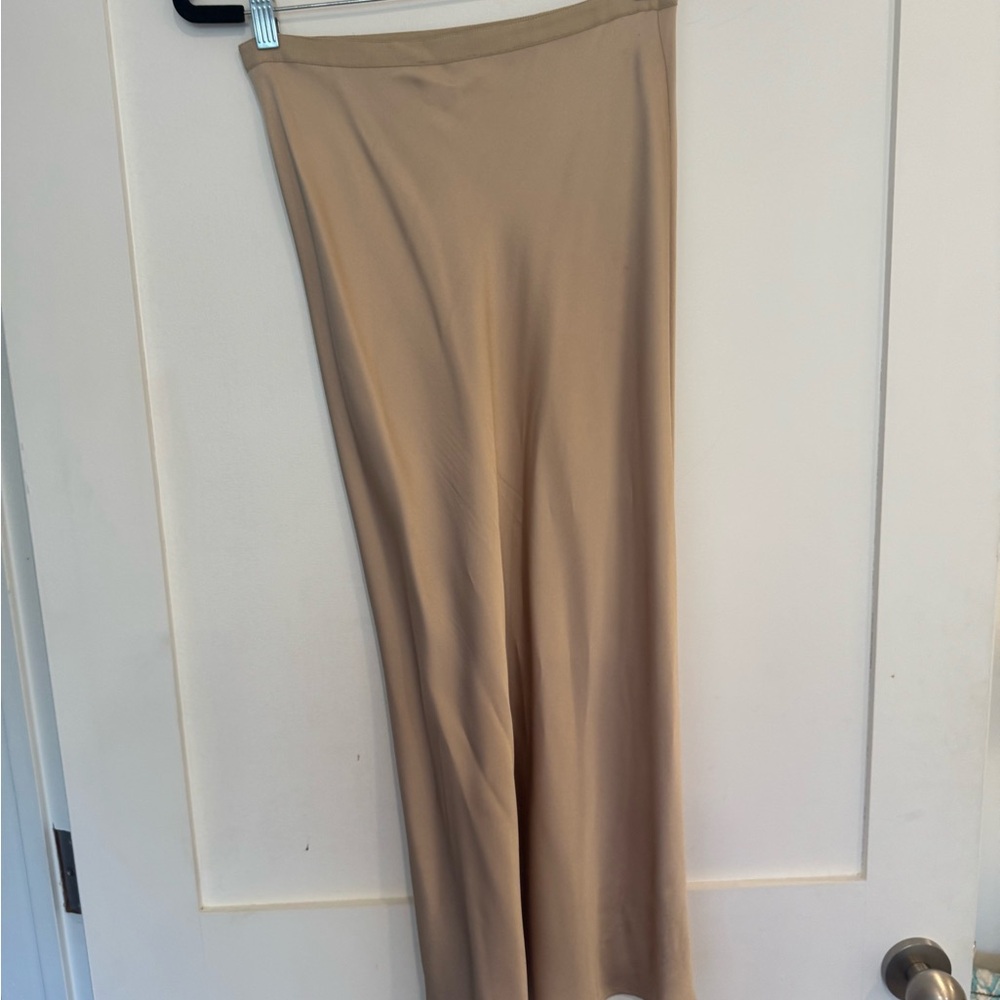 Anine Bing Champagne Bar Silk Skirt